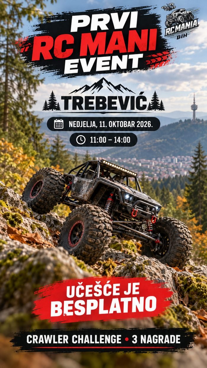 Prvi RC Mania Event na Trebeviću